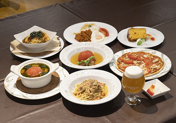 サカタのタネ×JA全農とちぎ×横浜ビール、特別メニューを提供